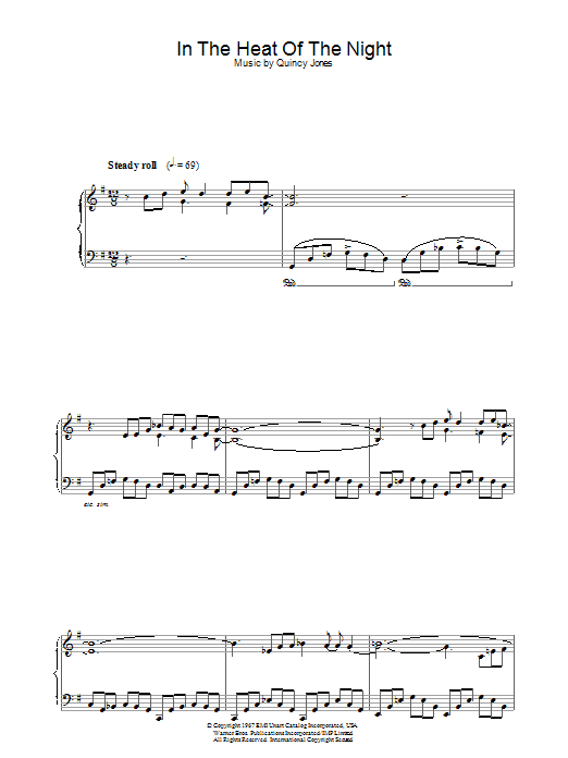 Learn to play Count Basie In The Heat Of The Night sheet music for Piano Solo in minutes. Price: 7.8900$ Count Basie In The Heat Of The Night sheet music notes and chords arranged for Piano Solo