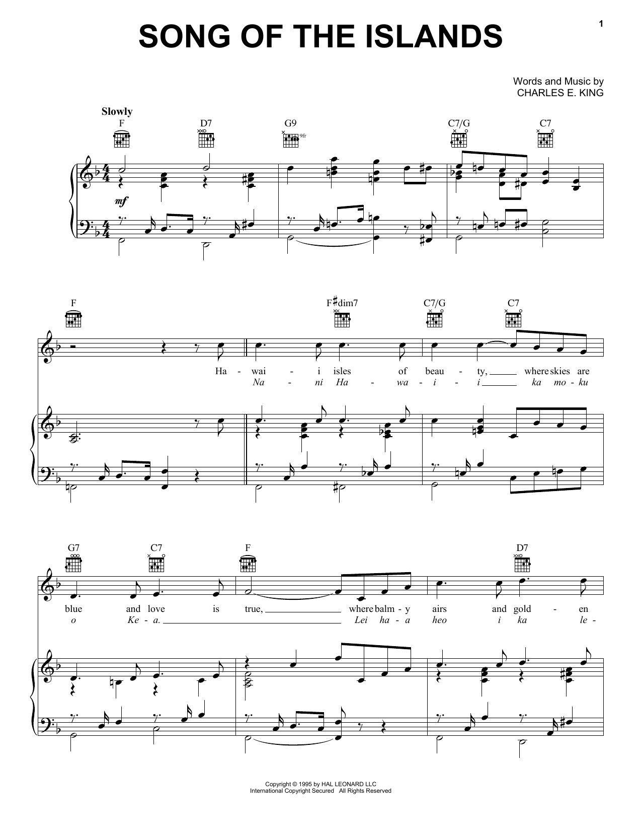 Learn to play Count Basie Song Of The Islands sheet music for Piano, Vocal & Guitar Chords (Right-Hand Melody) in minutes. Price: 7.8900$ Count Basie Song Of The Islands sheet music notes and chords arranged for Piano, Vocal & Guitar Chords (Right-Hand Melody)