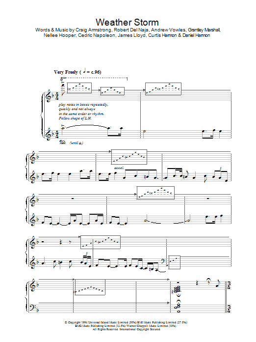 Learn to play Craig Armstrong Weather Storm (Piano Works version, 1994) sheet music for Piano Solo in minutes. Price: 7.8900$ Craig Armstrong Weather Storm (Piano Works version, 1994) sheet music notes and chords arranged for Piano Solo