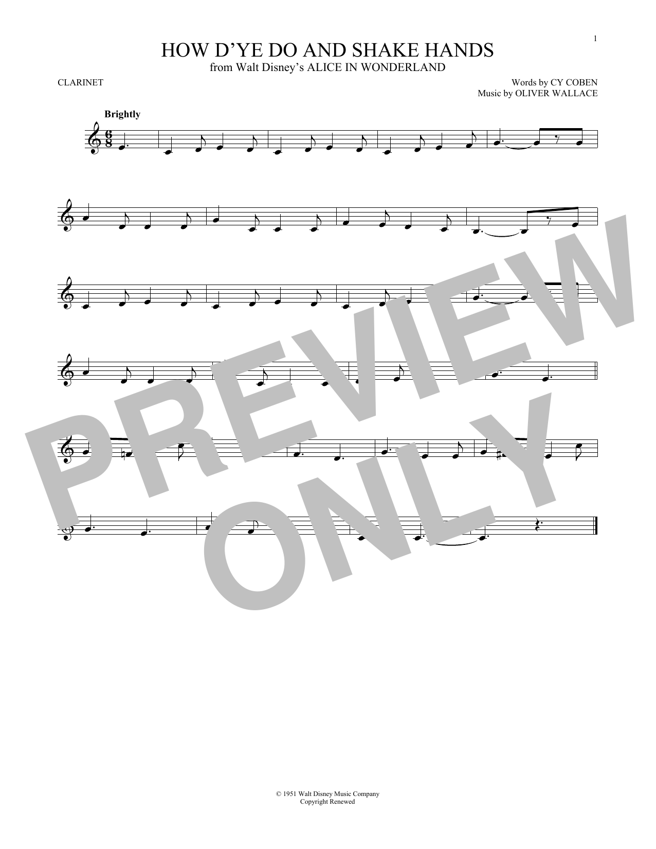 Cy Coben How D'ye Do And Shake Hands sheet music notes and chords. Download Printable PDF.