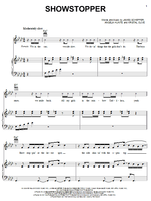 Learn to play Danity Kane Showstopper sheet music for Piano, Vocal & Guitar Chords (Right-Hand Melody) in minutes. Price: 7.8900$ Danity Kane Showstopper sheet music notes and chords arranged for Piano, Vocal & Guitar Chords (Right-Hand Melody)