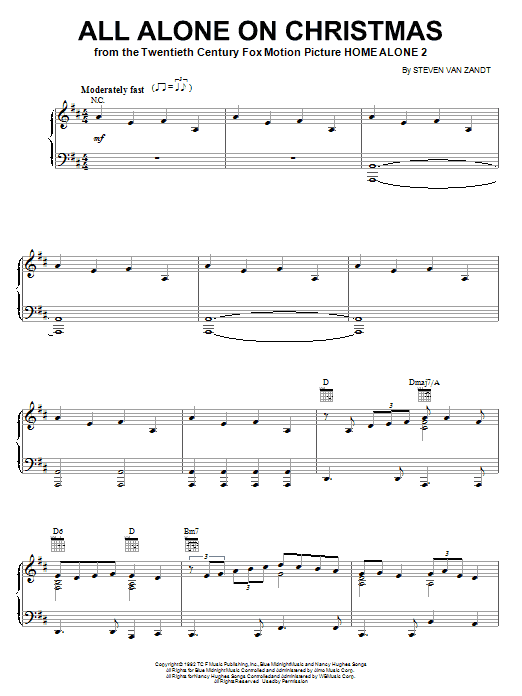 Darlene Love All Alone On Christmas sheet music notes and chords. Download Printable PDF.