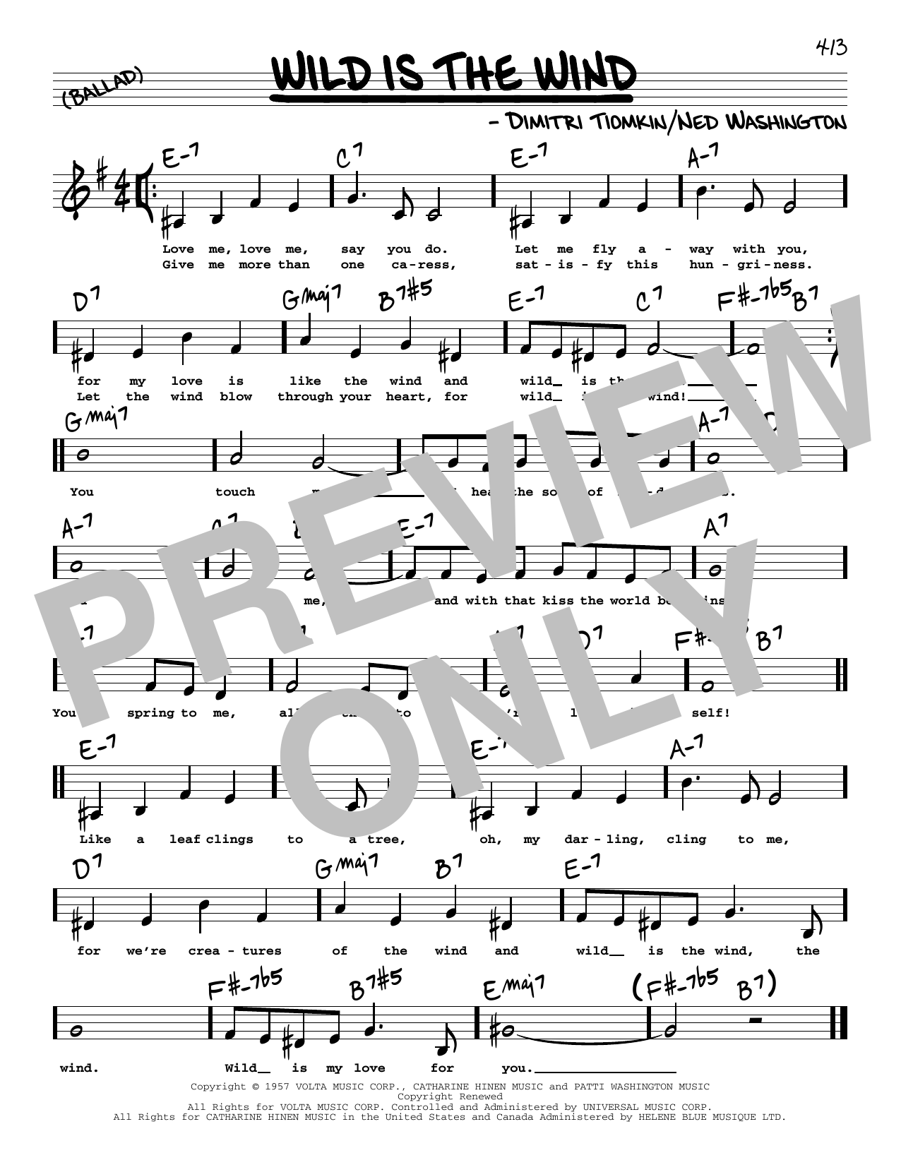 David Bowie Wild Is The Wind (Low Voice) sheet music notes and chords. Download Printable PDF.