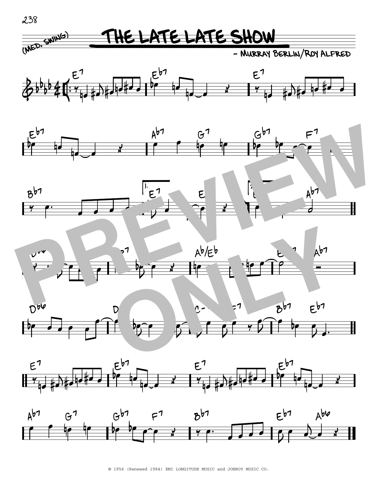 David Cavanaugh The Late Late Show sheet music notes and chords. Download Printable PDF.