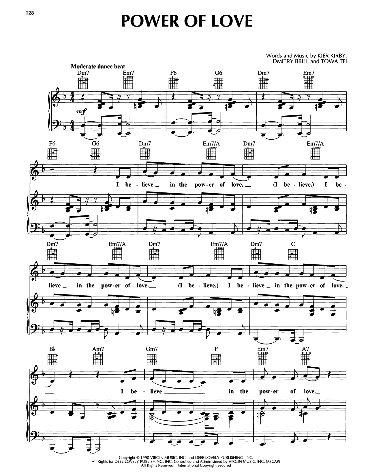 Learn to play Deee-Lite Power Of Love sheet music for Piano, Vocal & Guitar Chords (Right-Hand Melody) in minutes. Price: 7.8900$ Deee-Lite Power Of Love sheet music notes and chords arranged for Piano, Vocal & Guitar Chords (Right-Hand Melody)