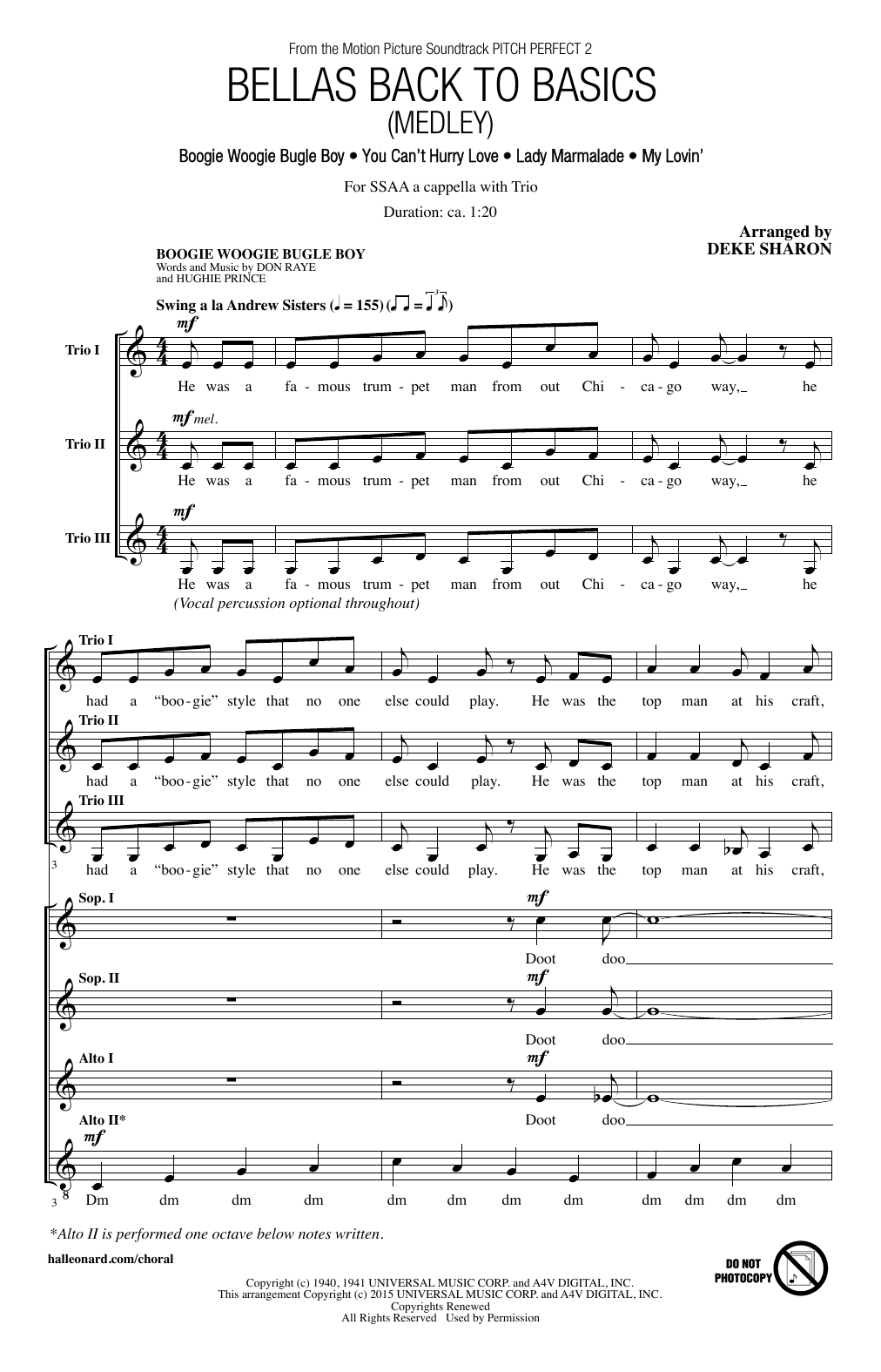 Deke Sharon Bellas Back To Basics (Medley) sheet music notes and chords. Download Printable PDF.