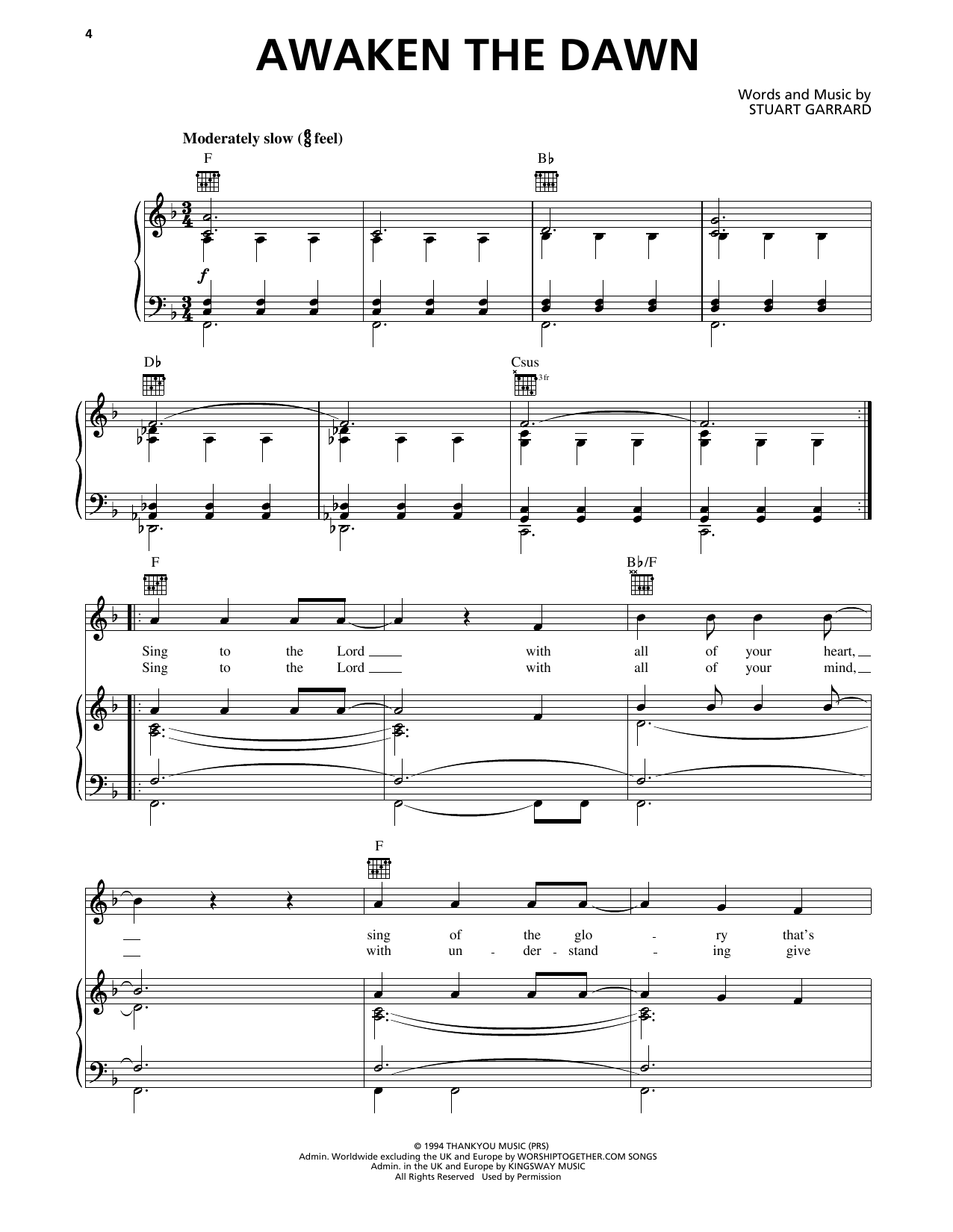 Learn to play Delirious? Awaken The Dawn sheet music for Piano, Vocal & Guitar Chords (Right-Hand Melody) in minutes. Price: 7.8900$ Delirious? Awaken The Dawn sheet music notes and chords arranged for Piano, Vocal & Guitar Chords (Right-Hand Melody)