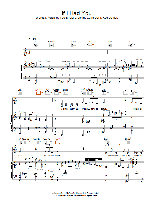 Learn to play Diana Krall If I Had You sheet music for Piano, Vocal & Guitar Chords in minutes. Price: 7.8900$ Diana Krall If I Had You sheet music notes and chords arranged for Piano, Vocal & Guitar Chords
