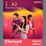 Download or print Alastair Penman Mind the Gap (Grade 1, list A2, from the ABRSM Clarinet Syllabus from 2026) Sheet Music Printable PDF 1-page score for Classical / arranged Clarinet Solo SKU: 1764959