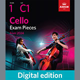 Download or print Bela Bartók Baking Song (Grade 1, C1, from the ABRSM Cello Syllabus from 2024) Sheet Music Printable PDF 3-page score for Classical / arranged Cello Solo SKU: 1341830