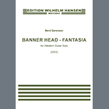 Download or print Bent Sørensen Banner Head - Fantasia Sheet Music Printable PDF 7-page score for Classical / arranged Solo Guitar SKU: 1633829