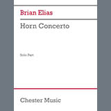 Download or print Brian Elias Horn Concerto (Solo Part) Sheet Music Printable PDF 9-page score for Classical / arranged French Horn Solo SKU: 1949004