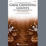 Download or print Buddy Baker Grim Grinning Ghosts (arr. Roger Emerson) Sheet Music Printable PDF 7-page score for Disney / arranged SAB Choir SKU: 2072796