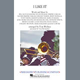Download or print Cardi B, Bad Bunny & J Balvin I Like It (arr. Tom Wallace) - Full Score Sheet Music Printable PDF 6-page score for Latin / arranged Marching Band SKU: 415016