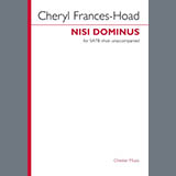 Download or print Cheryl Frances-Hoad Nisi Dominus Sheet Music Printable PDF 13-page score for Classical / arranged SATB Choir SKU: 1645716