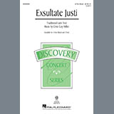 Download or print Cristi Cary Miller Exsultate Justi Sheet Music Printable PDF 11-page score for Latin / arranged 3-Part Mixed Choir SKU: 430115