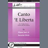 Download or print Diana Saez & Suzzette Ortiz Canto 'e Liberta Sheet Music Printable PDF 14-page score for Concert / arranged SSAA Choir SKU: 1688569