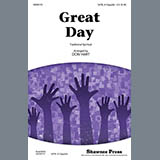 Download or print Don Hart Great Day Sheet Music Printable PDF 7-page score for Spiritual / arranged SATB Choir SKU: 86743