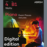 Download or print Edvard Grieg Waltz (Grade 4, list B1, from the ABRSM Piano Syllabus 2025 & 2026) Sheet Music Printable PDF 3-page score for Classical / arranged Piano Solo SKU: 1556165