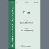 Download or print E.K.R. Hammell Thee Sheet Music Printable PDF 7-page score for Sacred / arranged SSAA Choir SKU: 1540735