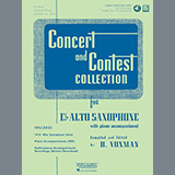 Download or print Franc̜ois Combelle Fantaisie Mauresque Sheet Music Printable PDF 9-page score for Classical / arranged Alto Sax and Piano SKU: 479005