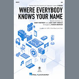 Download or print Gary Portnoy Where Everybody Knows Your Name (arr. Roger Emerson) Sheet Music Printable PDF 8-page score for Jazz / arranged 3-Part Mixed Choir SKU: 1976278