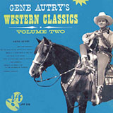 Download or print Gene Autry There's An Empty Cot In The Bunkhouse Tonight Sheet Music Printable PDF 2-page score for Country / arranged Ukulele SKU: 150362