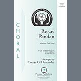 Download or print George G. Hernandez Rosas Pandan Sheet Music Printable PDF 8-page score for Concert / arranged TTBB Choir SKU: 1994062