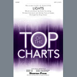 Download or print Ellie Goulding Lights (arr. Greg Gilpin) Sheet Music Printable PDF 3-page score for Pop / arranged SATB Choir SKU: 95845