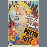 Download or print Irving Berlin Puttin' On The Ritz Sheet Music Printable PDF 2-page score for Standards / arranged Violin Duet SKU: 408877