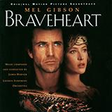 Download or print James Horner Wallace Courts Murron Sheet Music Printable PDF 4-page score for Film/TV / arranged Piano Solo SKU: 175702