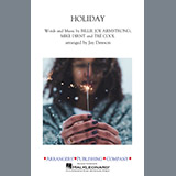 Download or print Jay Dawson Holiday - Full Score Sheet Music Printable PDF 8-page score for Pop / arranged Marching Band SKU: 366701
