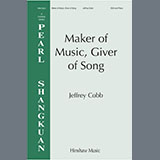 Download or print Jeffrey Cobb Maker of Music, Giver of Song Sheet Music Printable PDF 15-page score for Concert / arranged SSA Choir SKU: 2002930