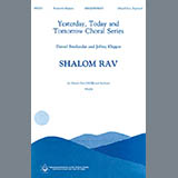 Download or print Jeffrey Klepper and Daniel Freelander Shalom Rav (arr. Stephen Richards and William Dreskin) Sheet Music Printable PDF 6-page score for Classical / arranged SATB Choir SKU: 451691