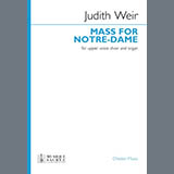 Download or print Judith Weir Mass For Notre-Dame Sheet Music Printable PDF 46-page score for Classical / arranged SSA Choir SKU: 2054575