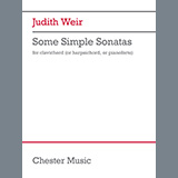 Download or print Judith Weir Some Simple Sonatas Sheet Music Printable PDF 10-page score for Classical / arranged Piano Solo SKU: 1644913