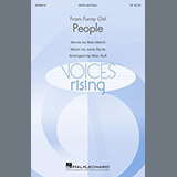 Download or print Jule Styne People (from Funny Girl) (arr. Mac Huff) Sheet Music Printable PDF 10-page score for Broadway / arranged SATB Choir SKU: 1143947