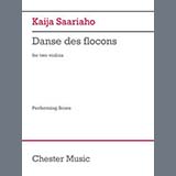Download or print Kaija Saariaho Danse des flocons Sheet Music Printable PDF 5-page score for Classical / arranged Violin Duet SKU: 1697975