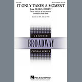 Download or print Kirby Shaw It Only Takes A Moment Sheet Music Printable PDF 3-page score for Broadway / arranged TTBB Choir SKU: 94969