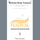 Download or print Kirby Shaw With One Voice Sheet Music Printable PDF 11-page score for Concert / arranged 2-Part Choir SKU: 1540491