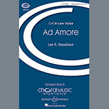 Download or print Lee Kesselman Ad Amore Sheet Music Printable PDF 5-page score for Concert / arranged TTBB Choir SKU: 177581
