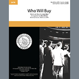 Download or print Lionel Bart Who Will Buy (from Oliver!) (arr. Dave Briner) Sheet Music Printable PDF 5-page score for Broadway / arranged SATB Choir SKU: 475312