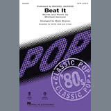 Download or print Mark Brymer Beat It Sheet Music Printable PDF 11-page score for Pop / arranged SATB Choir SKU: 252956