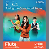 Download or print Mark Nightingale Taking the Convoluted Route (Grade 6, list C1, from the ABRSM Flute Syllabus from 2026) Sheet Music Printable PDF 1-page score for Classical / arranged Flute Solo SKU: 1765835
