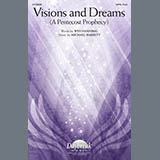 Download or print Michael Barrett Visions And Dreams (A Pentecost Prophecy) Sheet Music Printable PDF 15-page score for Sacred / arranged SATB Choir SKU: 1652879