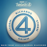 Download or print Michael Giacchino The Fantastic Four: First Steps (Main Theme) Sheet Music Printable PDF 3-page score for Film/TV / arranged Piano Solo SKU: 1771027