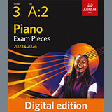 Download or print Muzio Clementi Vivace (Grade 3, list A2, from the ABRSM Piano Syllabus 2023 & 2024) Sheet Music Printable PDF 2-page score for Classical / arranged Piano Solo SKU: 1142109