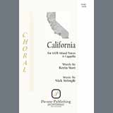 Download or print Nick Strimple California Sheet Music Printable PDF 7-page score for Concert / arranged SATB Choir SKU: 1192072