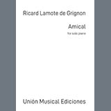Download or print Richard Lamote de Grignon Amical Sheet Music Printable PDF 2-page score for Classical / arranged Piano Solo SKU: 2065705