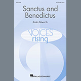 Download or print Rollo Dilworth Sanctus Sheet Music Printable PDF 11-page score for Concert / arranged SATB Choir SKU: 1339852